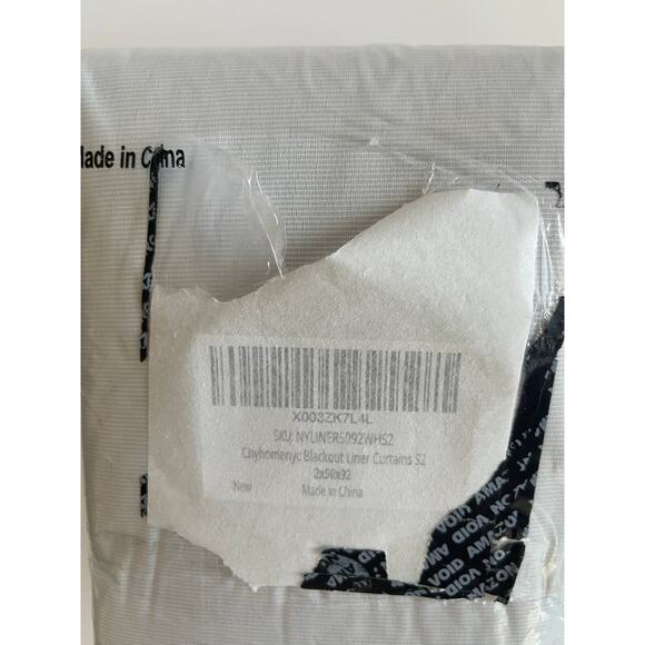Set of 2 Liner Blackout 50 x 92 Light Grey - Picture 4 of 6